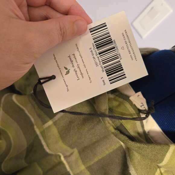 Spell & The Gypsy Collective Wyatt Flannel Shirt Dress, S, NWT - Picture 8 of 8
